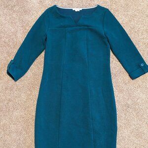 Boden Notch Neck Midi Dress